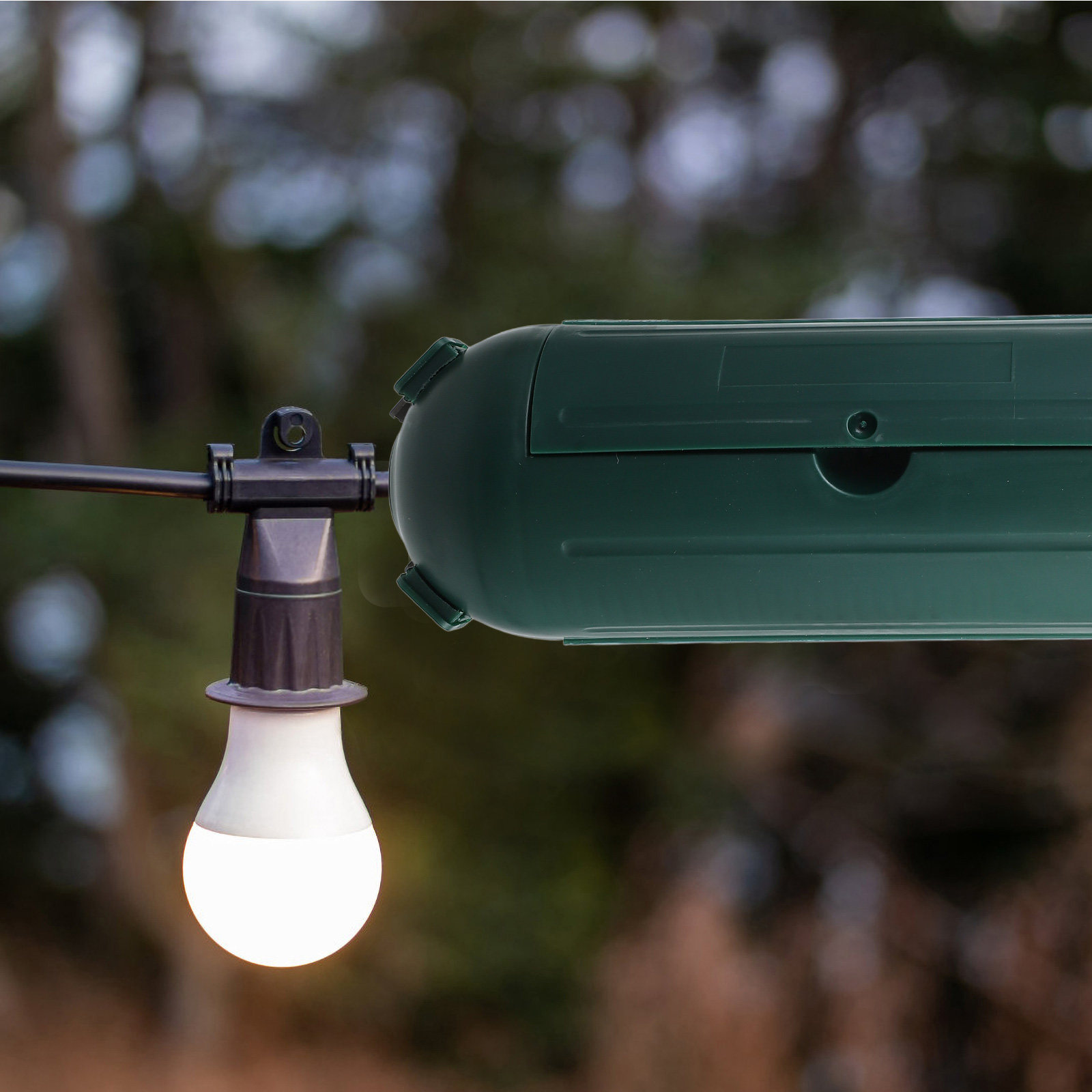 Outdoor Power Strip With Cover - Extension Cord Safety Junction Box Upgraded