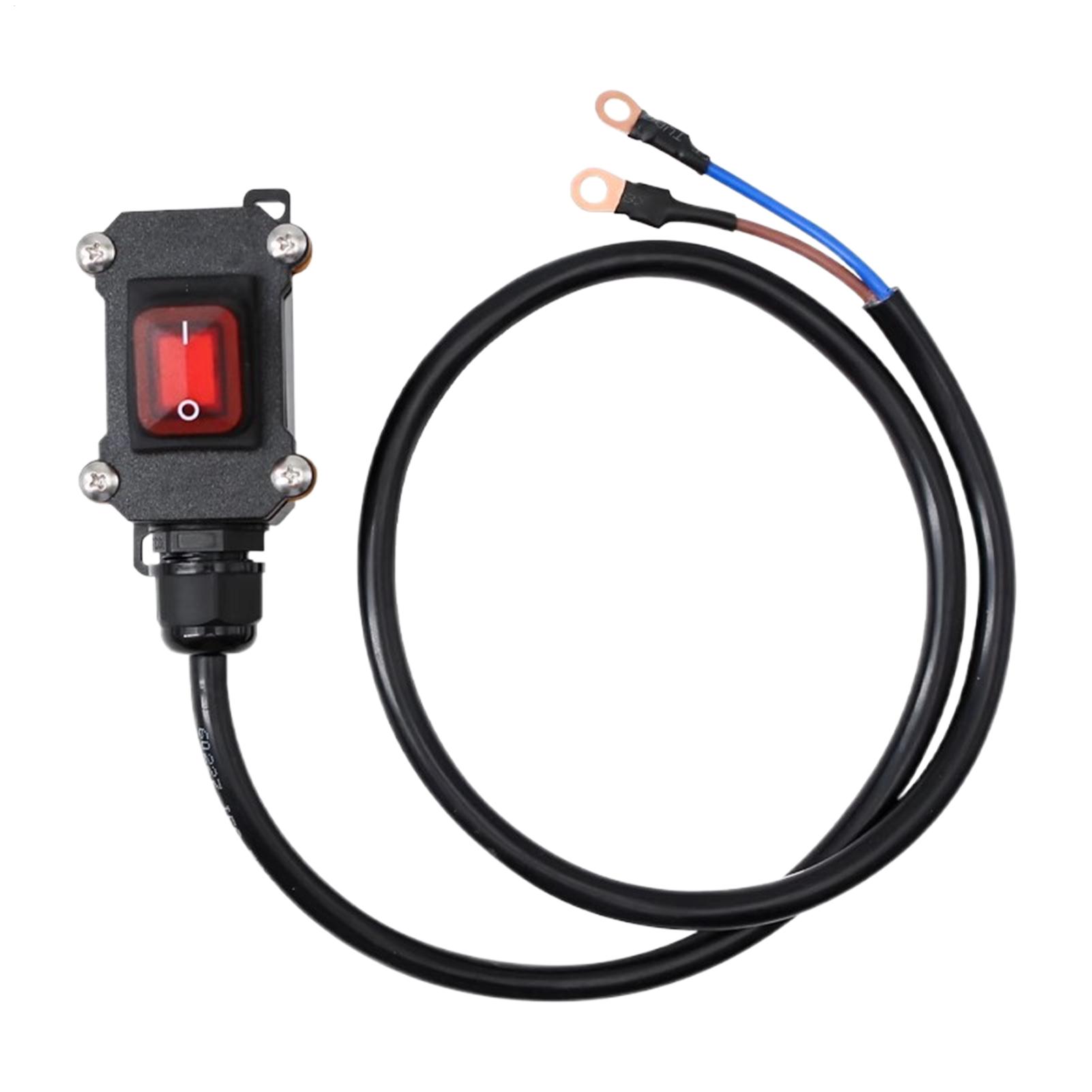 Outdoor Power Disconnect - 30/50/100cm Car Battery Disconnect 12V/24V Waterproof