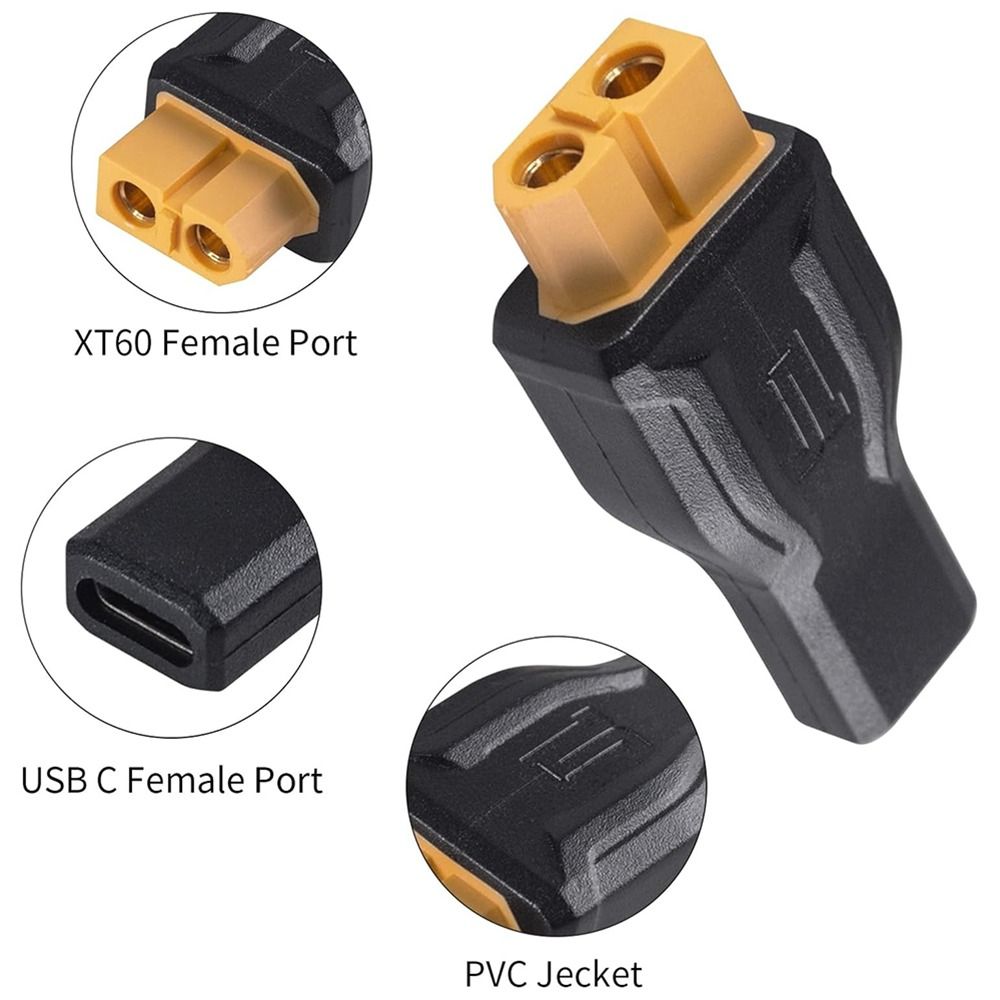 5525 7450 USB C to XT60 Adapte - Ac Outdoor Power ulasan dan harga