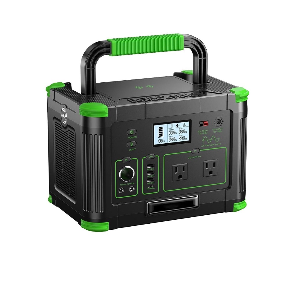 519.48Wh LiFePO4 Portable Powe - Ac Outdoor Power ulasan dan harga
