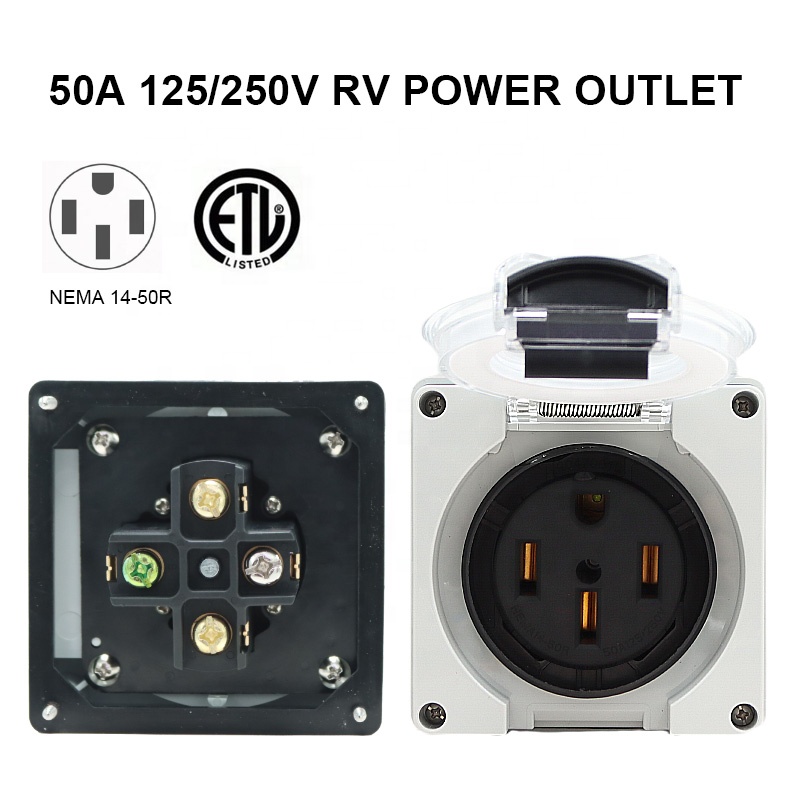 50 Amp Generator RV Power Inle - Outdoor Power Receptacle ulasan dan harga