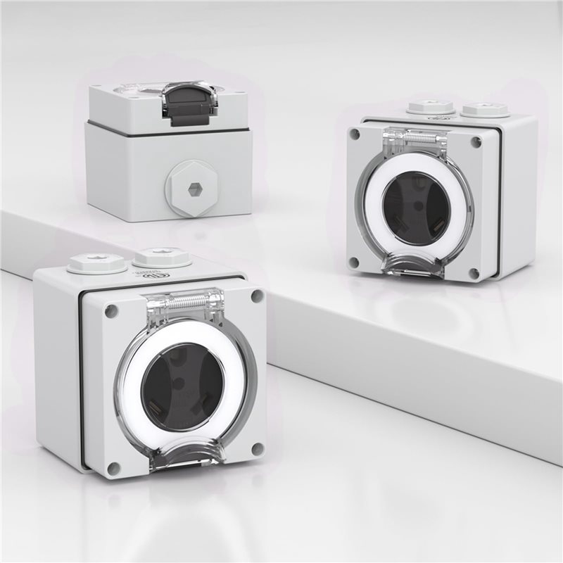 2X 30Amp Power Outlet Box,125V - Outdoor Power Receptacle ulasan dan harga