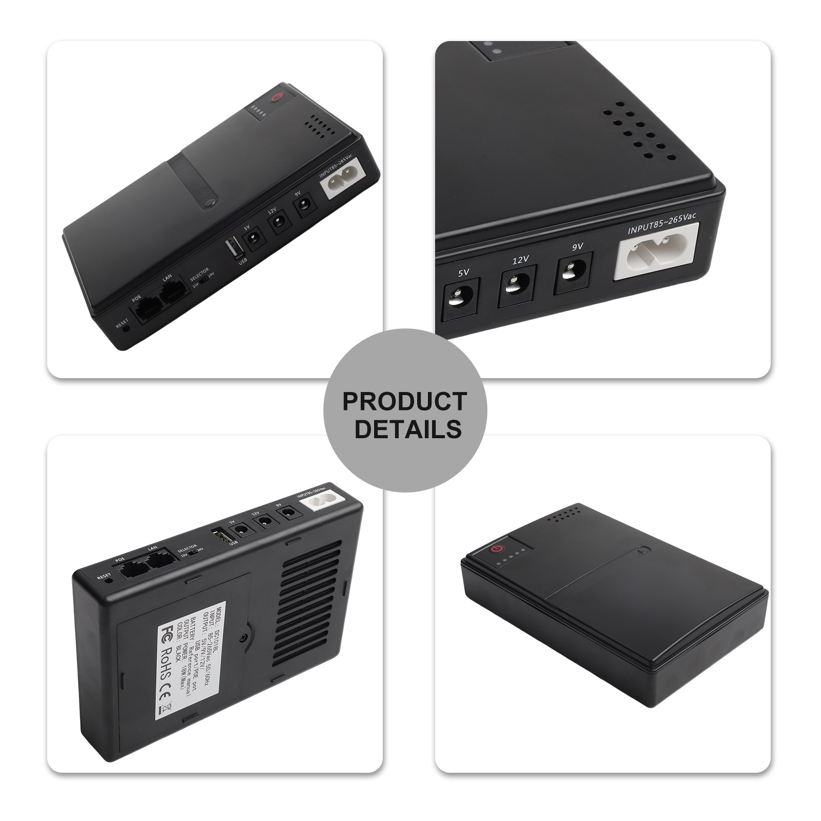 1018L 5V 9V 12V Backup DC UPS  - Outdoor Uninterruptible Power Supply ulasan dan harga