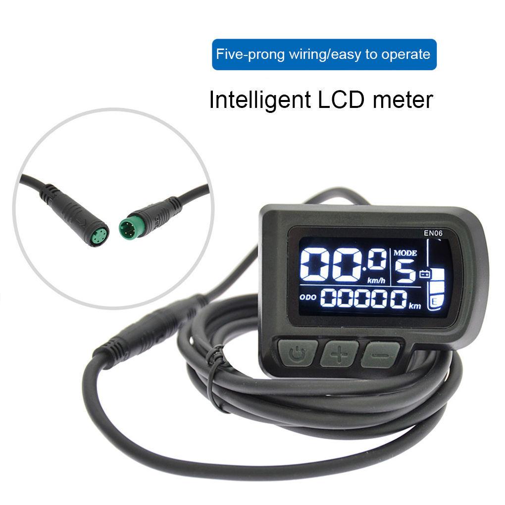EN06 Electric Bike Meter LCD D - Outdoor Power Meter ulasan dan harga