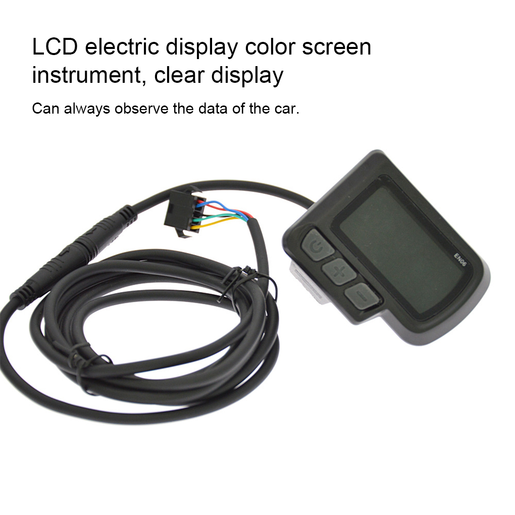 EN06 Electric Bike Meter LCD D - Outdoor Power Meter ulasan dan harga