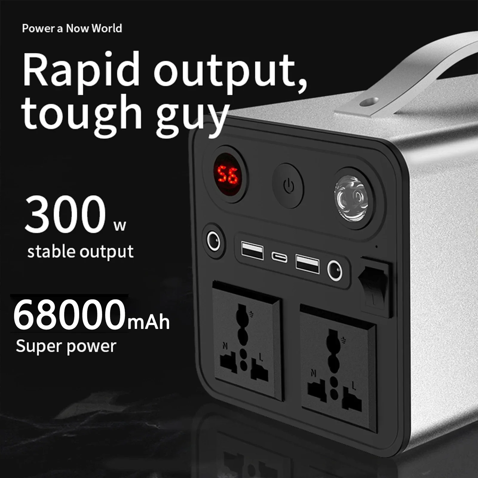 PURFIELD Portable Power 68000m - Ac Outdoor Power ulasan dan harga
