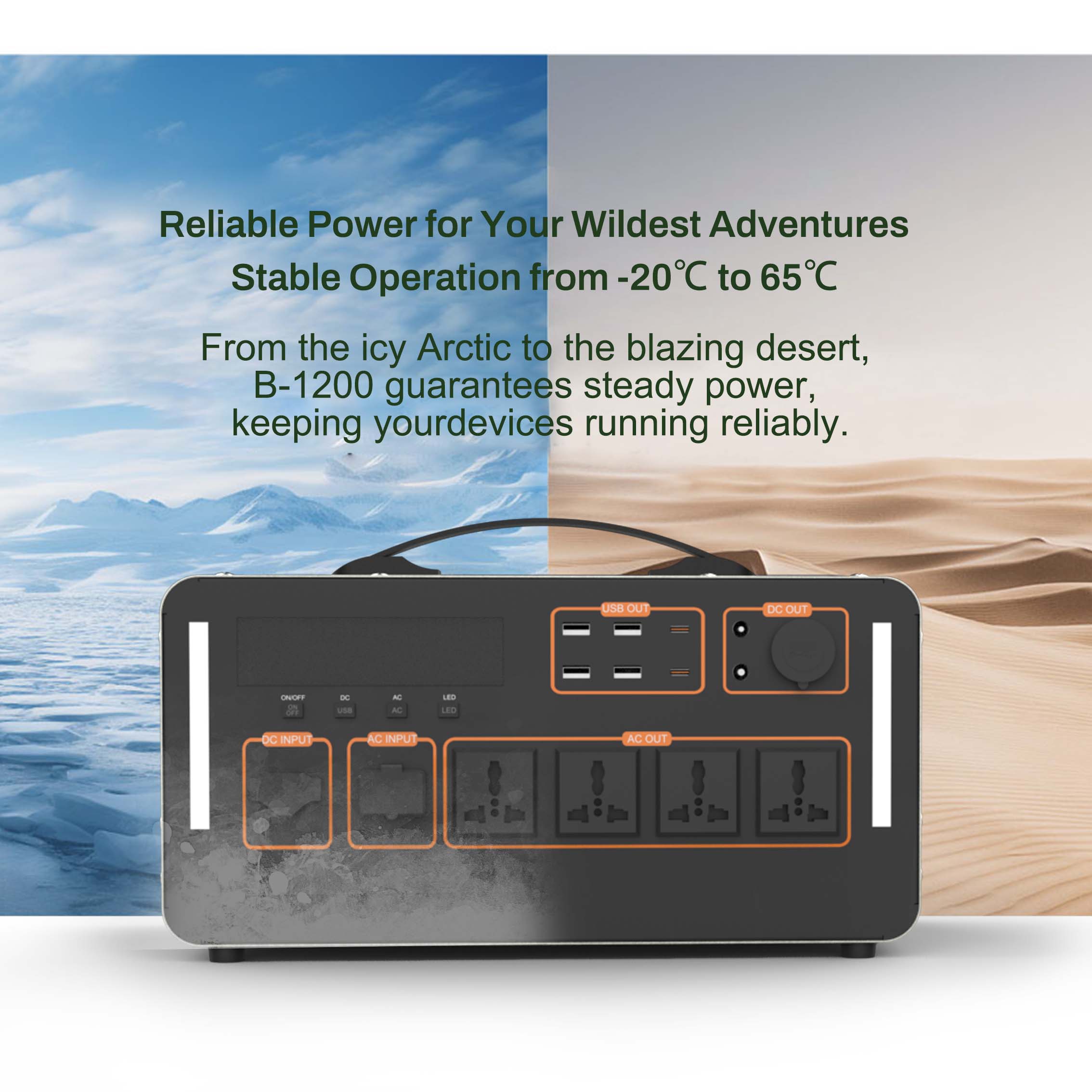 1500W Solar Portable Power Sta - Outdoor Uninterruptible Power Supply ulasan dan harga