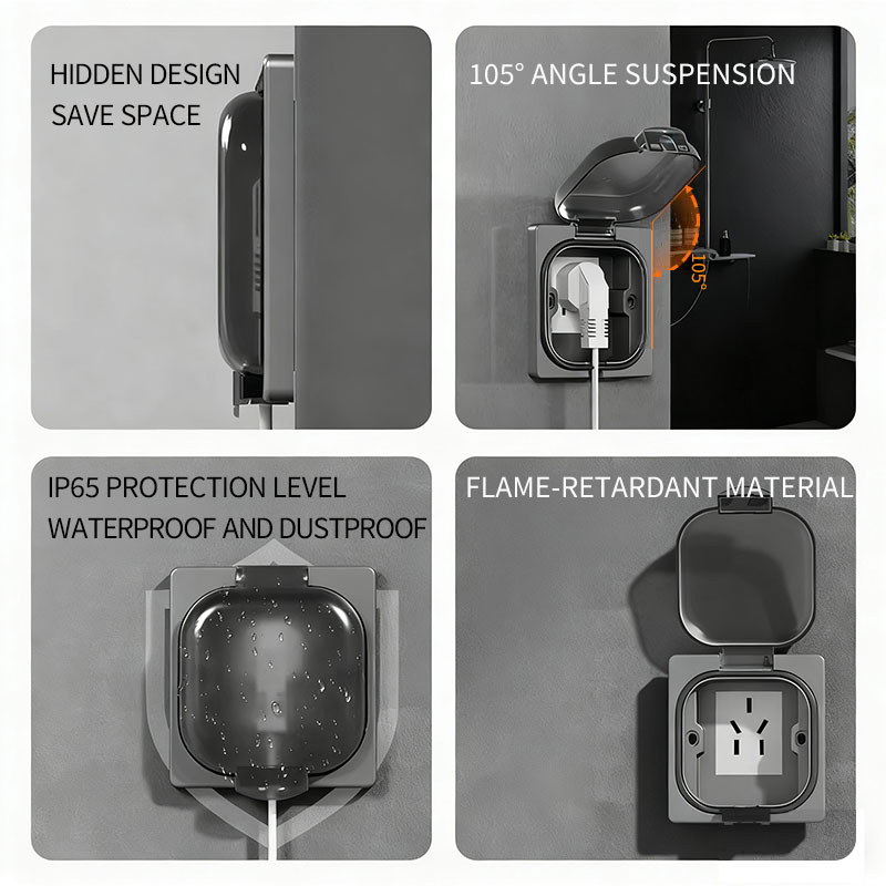 IP65 Waterproof Outdoor Socket - Outdoor Power Receptacle ulasan dan harga