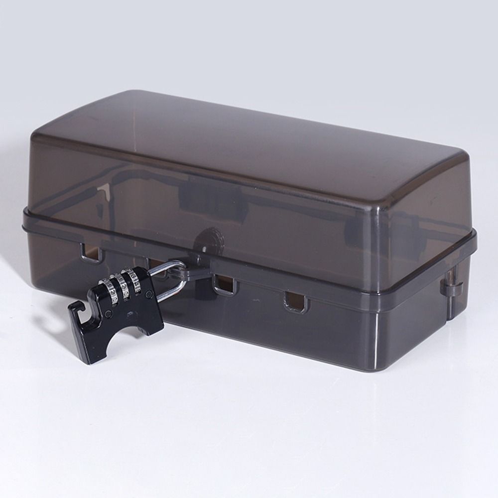Portable Plastic Plug Box Anti - Outdoor Power Strip With Cover ulasan dan harga