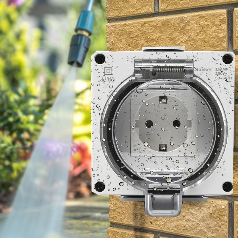 IP66 waterproof power receptac - Outdoor Power Receptacle ulasan dan harga