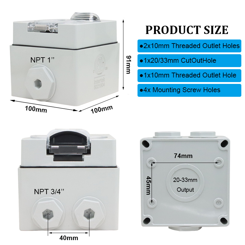 125/250V 20A Generator RV Powe - Outdoor Power Receptacle ulasan dan harga
