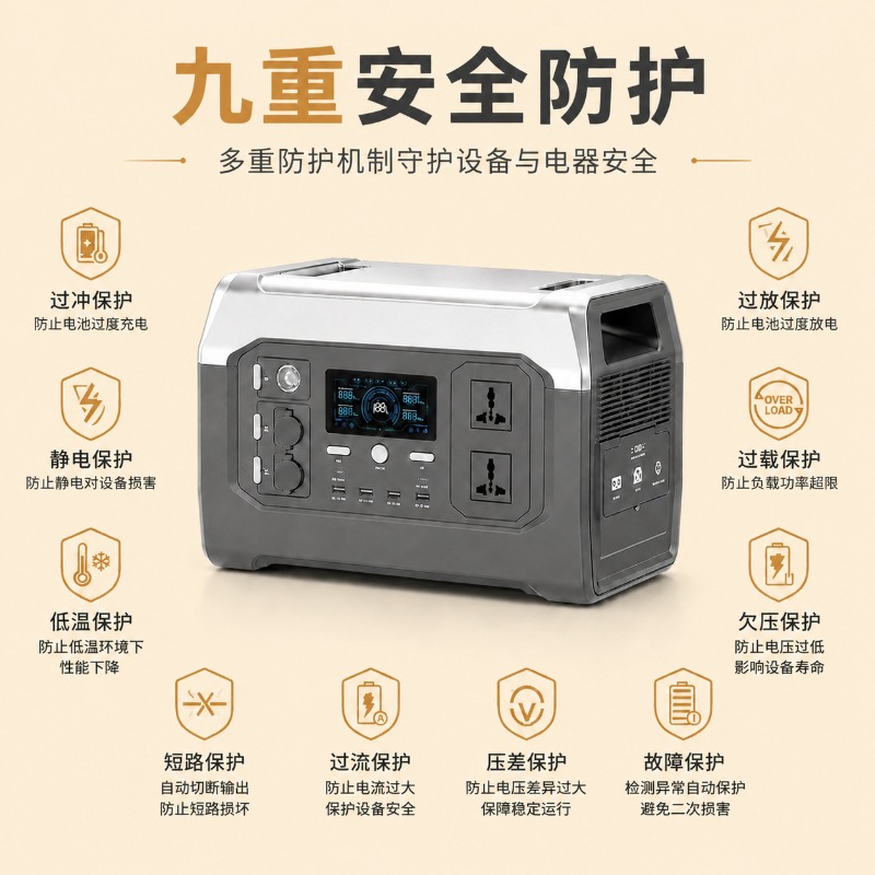 1800W Portable Power Station U - Outdoor Uninterruptible Power Supply ulasan dan harga