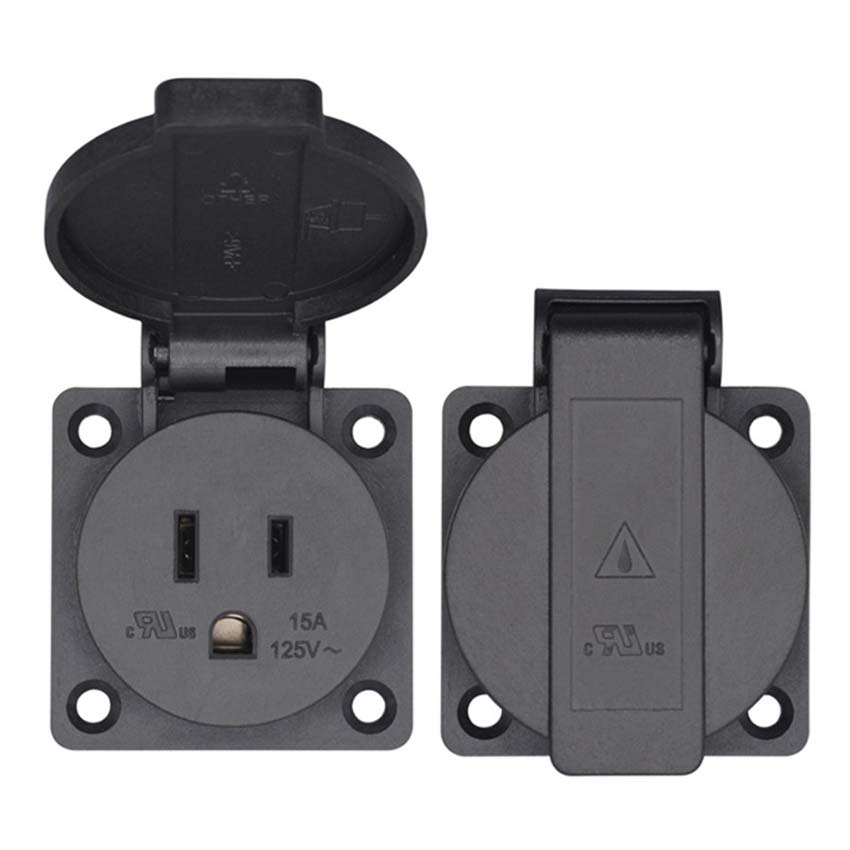 1PCS Universal 15A 20A America - Outdoor Power Receptacle ulasan dan harga