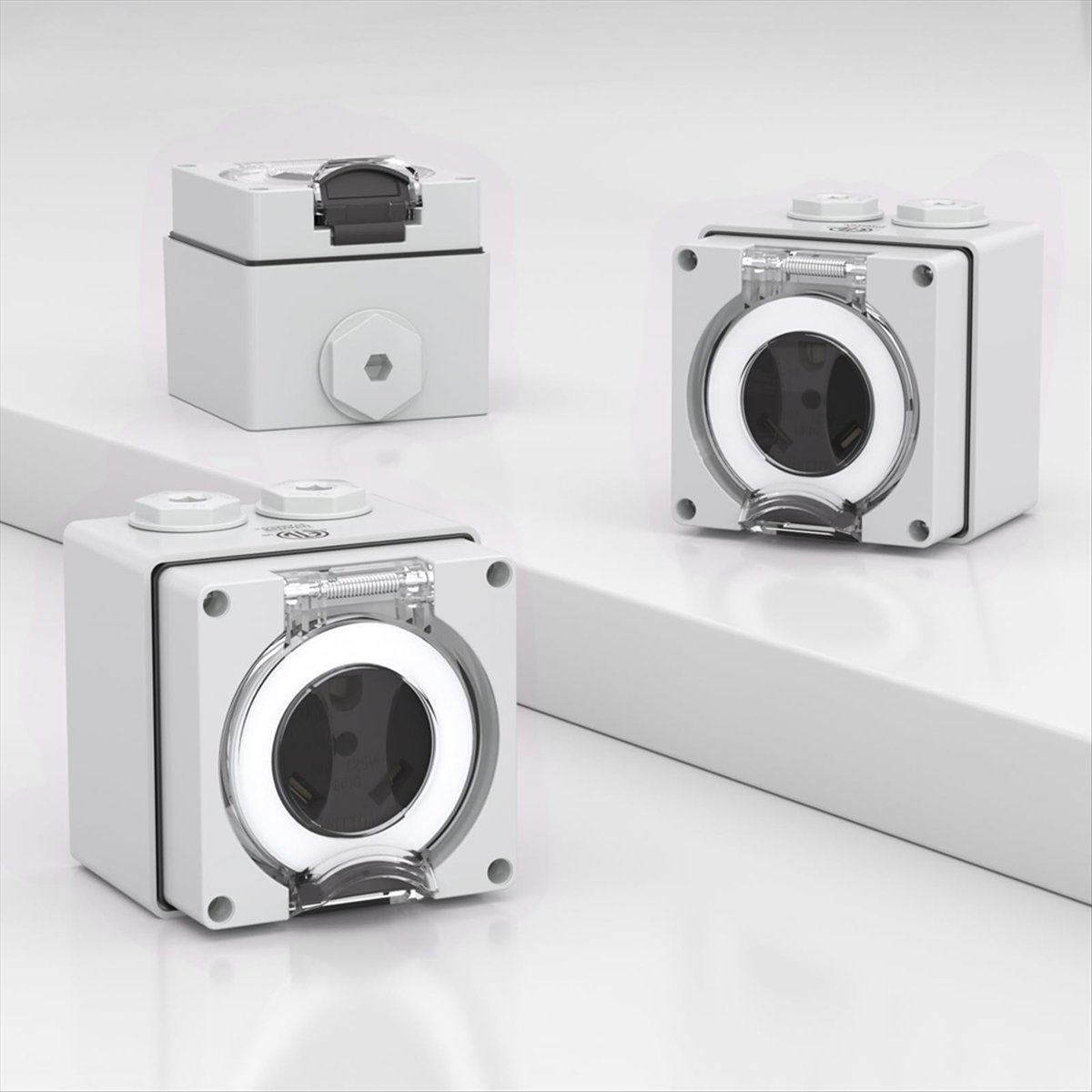 HHTL 30Amp Power Outlet Box,12 - Outdoor Power Receptacle ulasan dan harga