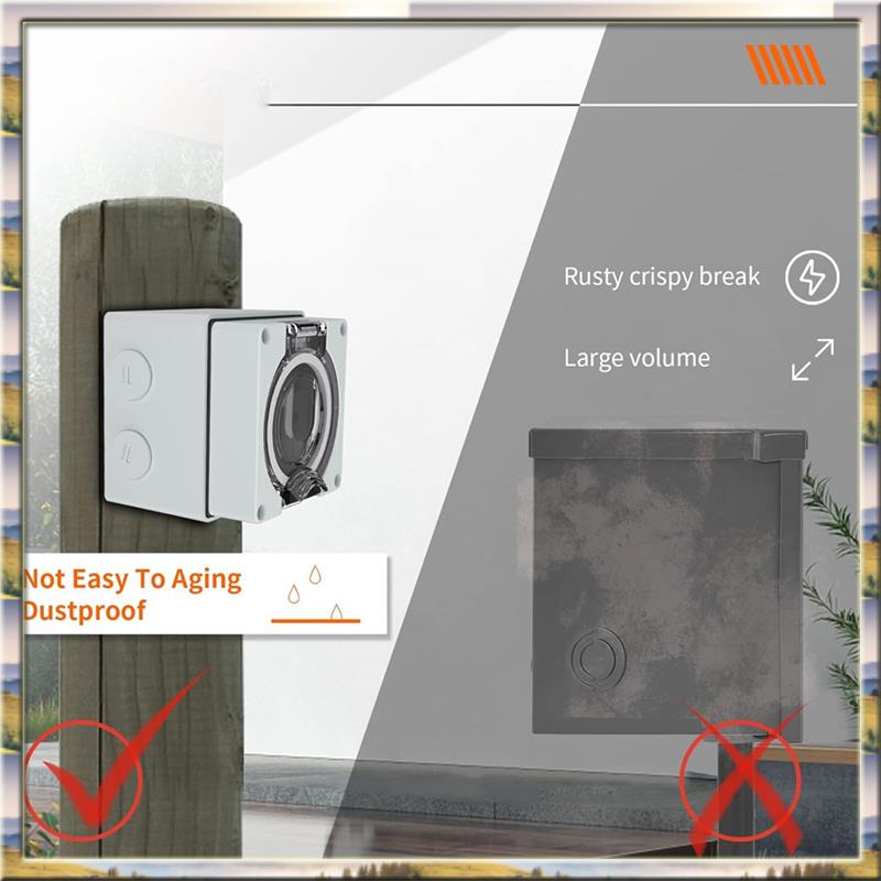 AA46 HOT-50Amp Outdoor Power O - Outdoor Power Receptacle ulasan dan harga