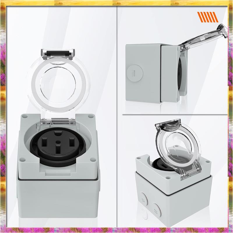 AA46 HOT-50Amp Outdoor Power O - Outdoor Power Receptacle ulasan dan harga
