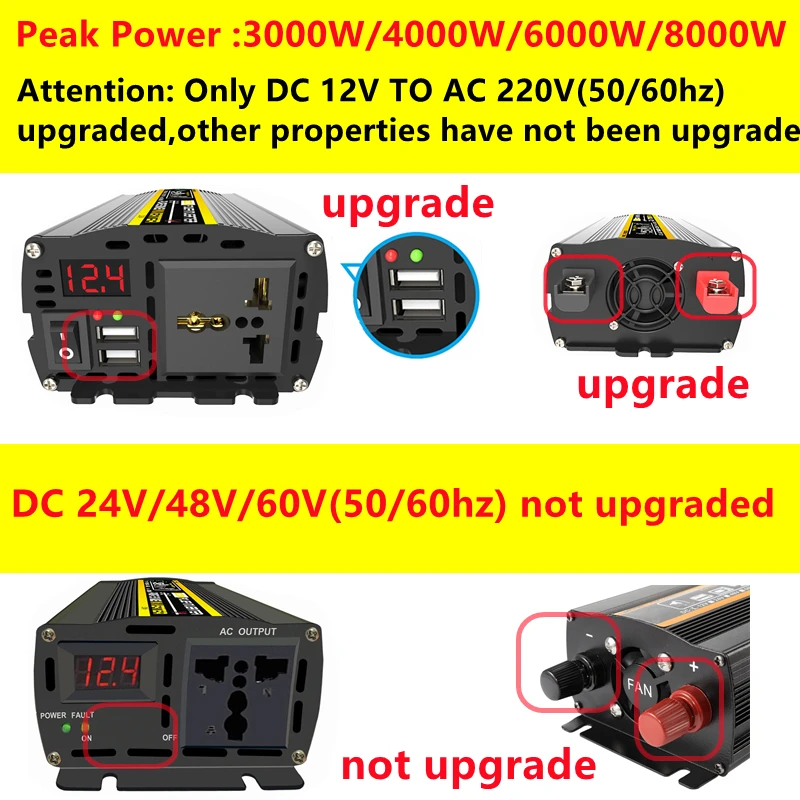 6000W DC12/24V to AC 220V Pure - Ac Outdoor Power ulasan dan harga
