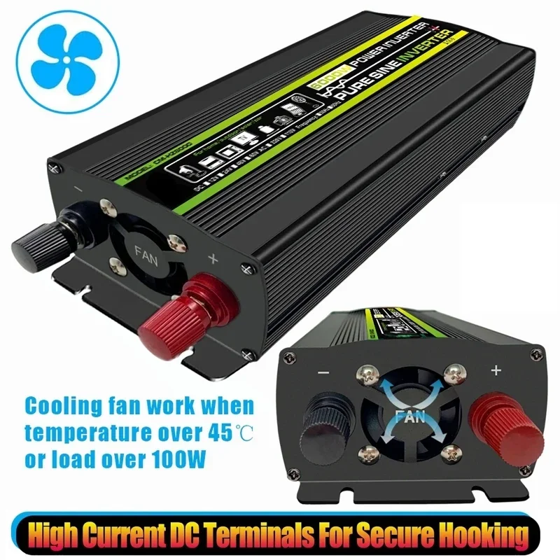 6000W DC12/24V to AC 220V Pure - Ac Outdoor Power ulasan dan harga